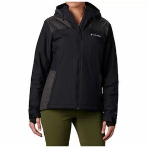 Columbia Women's Black & Gray Tipton Peak Omni Heat Insulated Jacket SZ MED